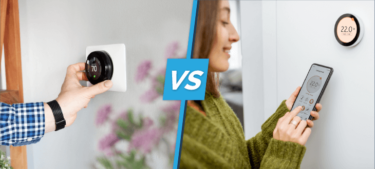 central heating traditional vs wireless controls