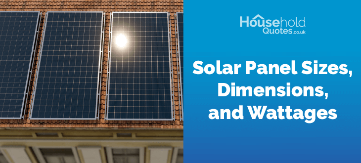 Solar panel sizes, dimensions, wattages