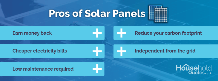 Solar panels pros