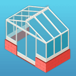 Gable end brick conservatory 