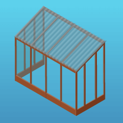 lean to conservatory polycarbonate roof with wood frame price