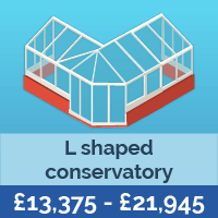 L shaped conservatory price range UK 