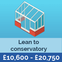 Lean to conservatory UK price range 