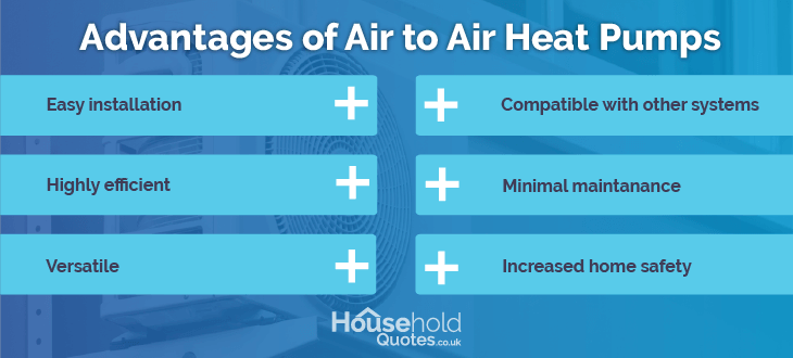 Air to air heat pump pros