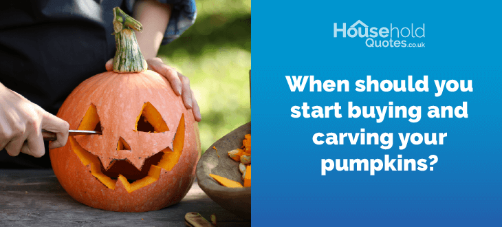 When should you start buying and carving your pumpkins?